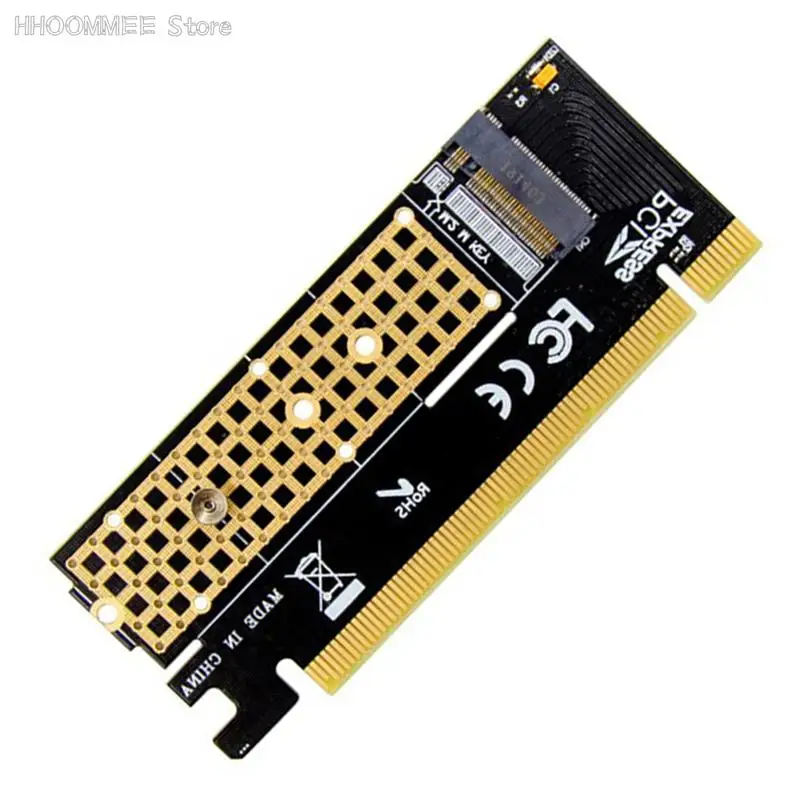 Фото Адаптер M.2 в PCIE x16, карта Pci-e на m.2, преобразователь адаптера NVMe SSD, адаптер m2 M, интерфейс ключа PCI Express 3,0x4 2230-2280 №5