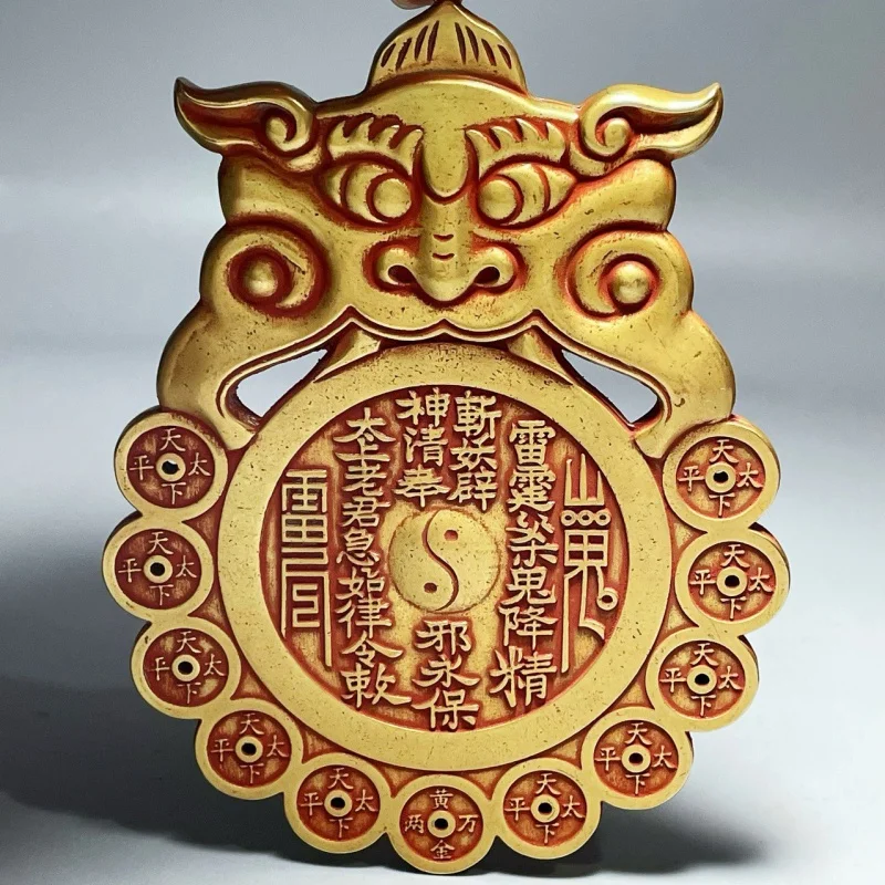 Зеркальная Подвеска из чистой меди с призраком Cinnabar восемь диаграмм подвеска