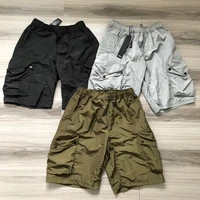 2022 new men embroidery logo nylon function shorts fashion summer big pocket knee length shorts top quality pants for mens