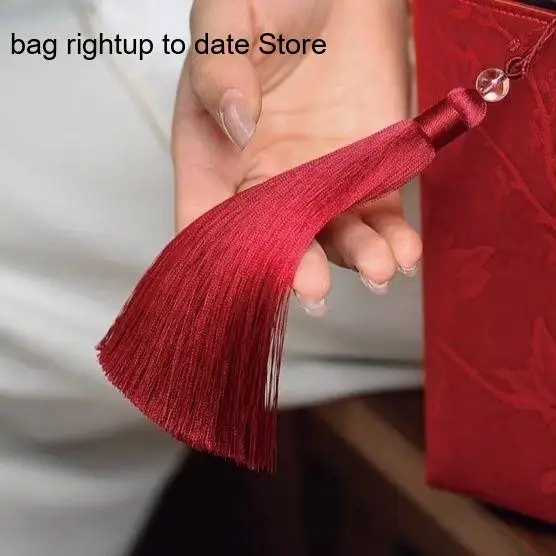 Весенне-осенняя ароматная облачная пряжа китайская свадебная сумка красная