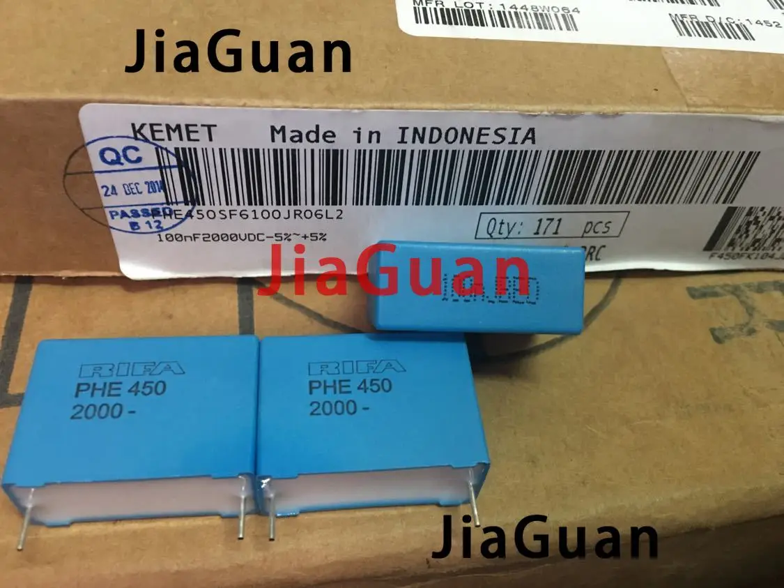 4 шт. аудио-конденсатор RIFA PHE450 0 1 uF/2000V P28MM MKP 104/2000V 450 100nF 104 мкФ 2KV | Электроника