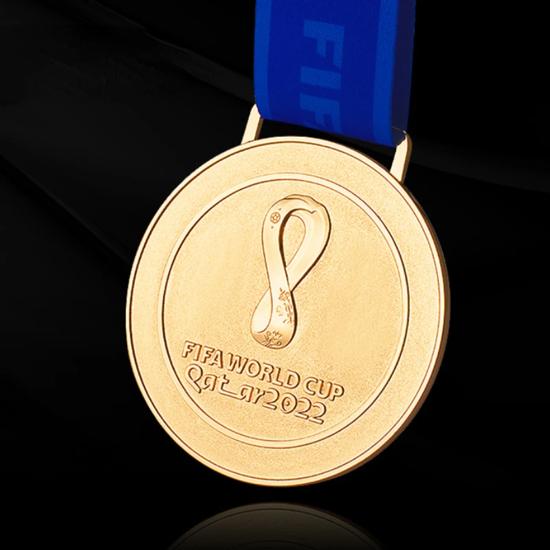 Медаль чемпионата мира по футболу 2022 медаль чемпиона значки копия золотой и