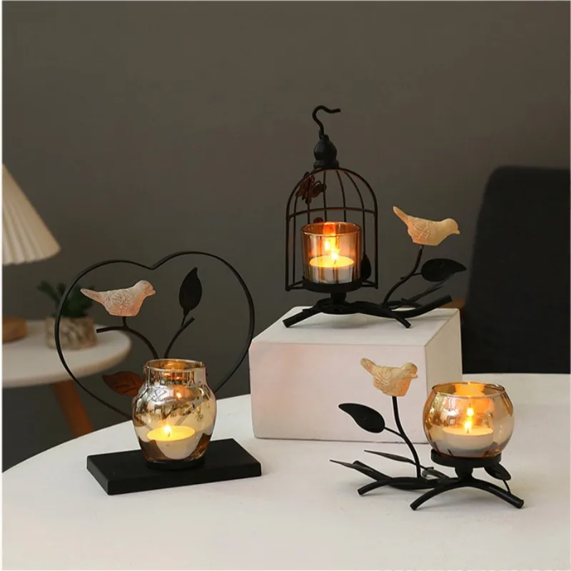 For Wedding Christmas Home Decor Bird Bar Party Table Decorative Art Vase