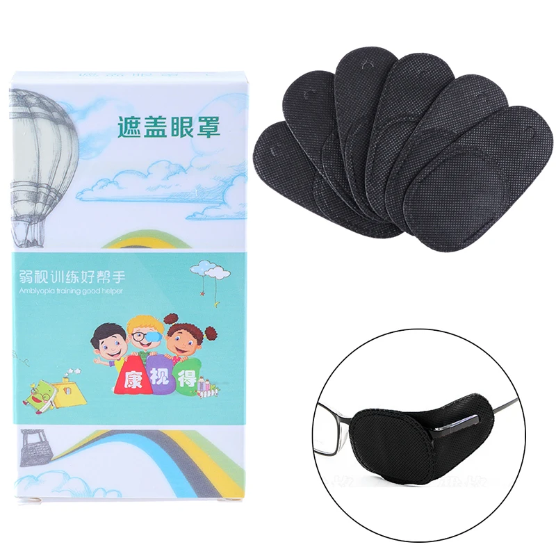 6Pcs Eyeshade Eye Patch 6pcs Amblyopia For Glasses Kids adult Strabismus Lazy Eye Training Patches Eye Cover Vision Care