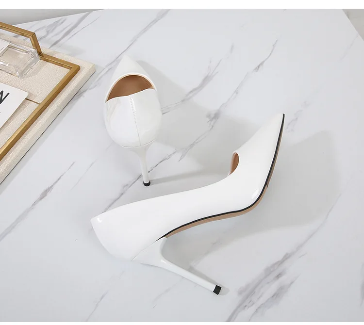New Summer High Heel Pumps Women Stiletto Solid Casual Model OL Shoes Style High-heeled shoes High Quality Sexy Large Size