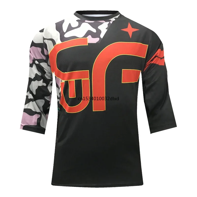 Футболка мужская с коротким рукавом Джерси для мотокросса горного велосипеда