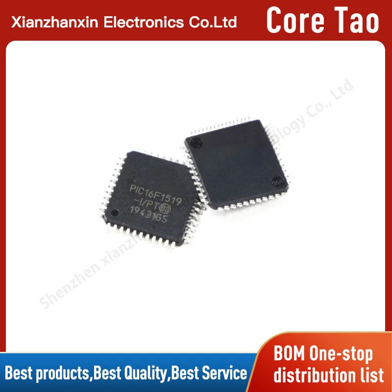 

1~5PCS/LOT PIC16F1519-I/PT QFP44 PIC16F1519 Single chip microcontroller