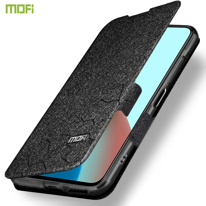 

Чехол-книжка MOFI для Redmi Note 11 Pro со стальной пластиной и карманом для карт