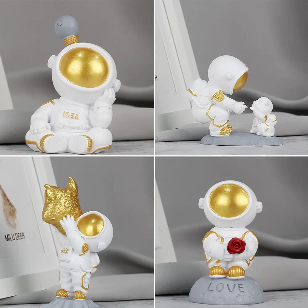 

Gift Home Decoration Wall Hanging Educational Toy Spaceman Sculpture Resin Cosmonaut Statues Astronaut Figure Statue