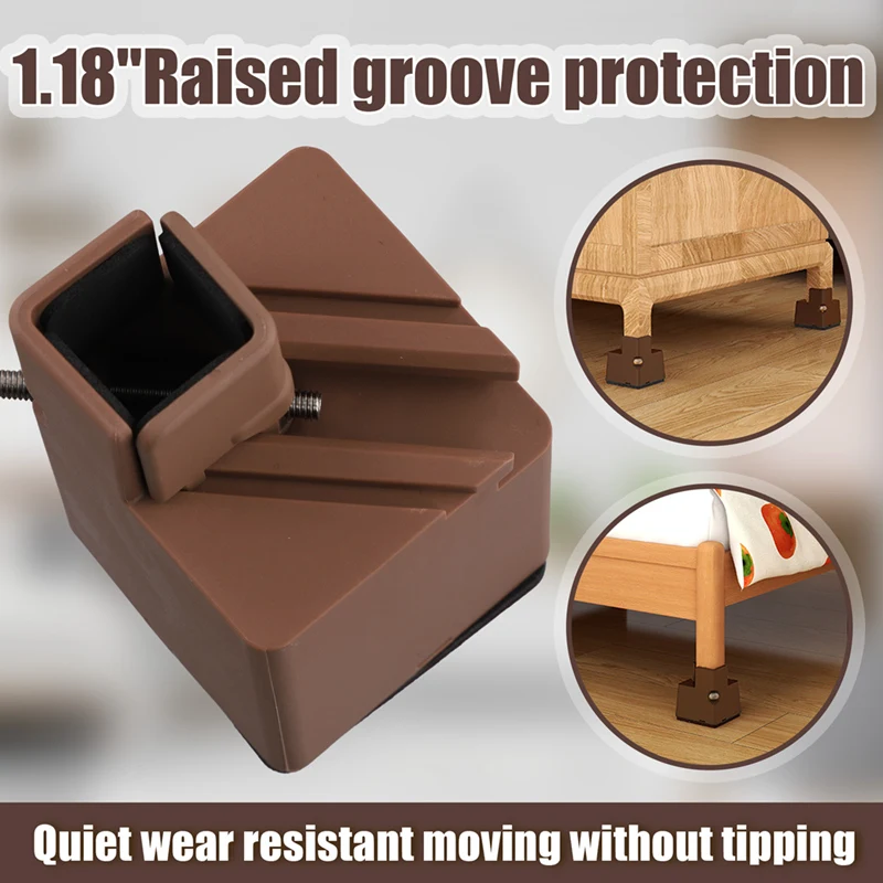 Регулируемая подставка для подъема мебели кровати расширенная ножек стола