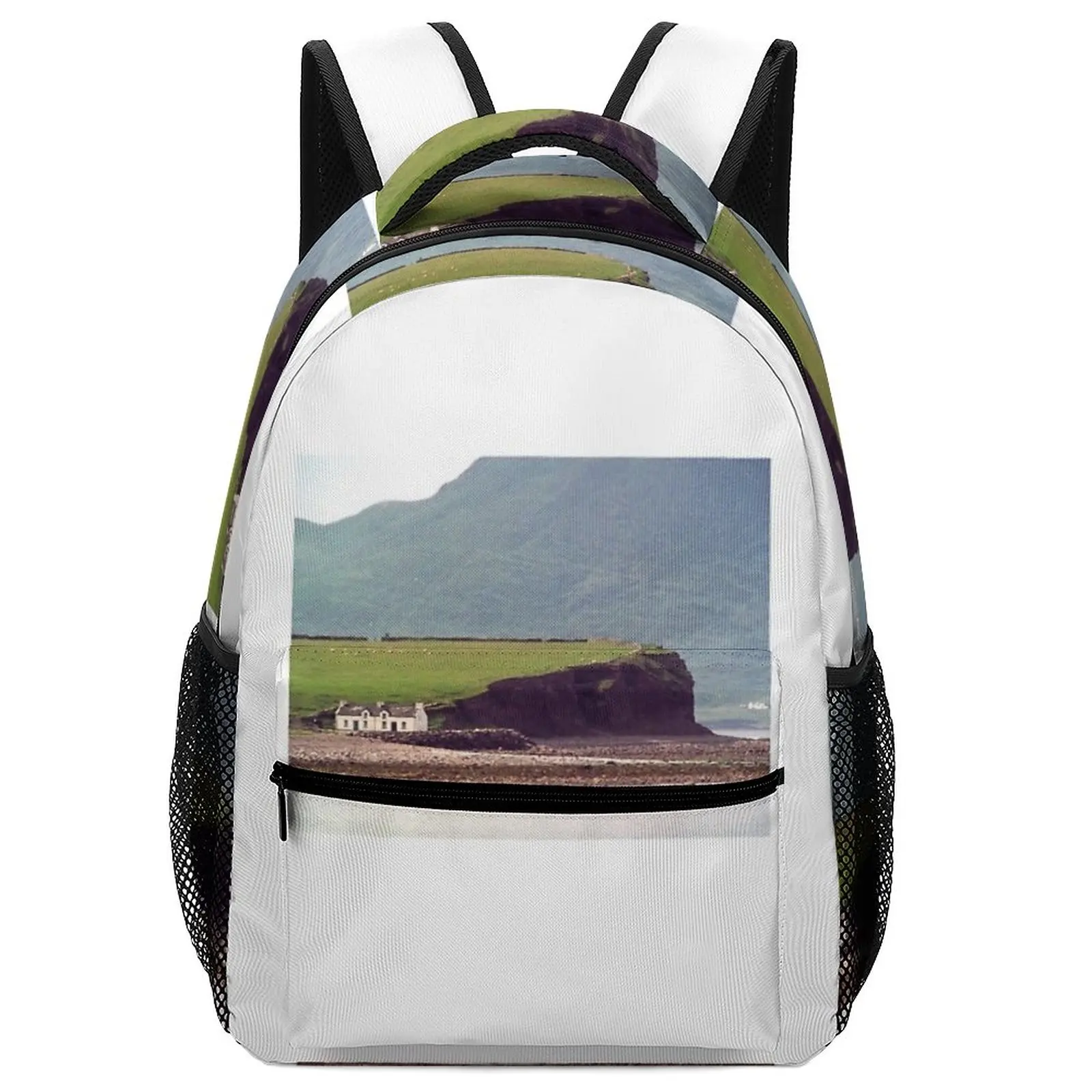 2022 New Cottages, Ring of Kerry, Ireland School Kawaii Backpack for Student Kids Teenagers Funny  School Bag Backpack Girl Cart