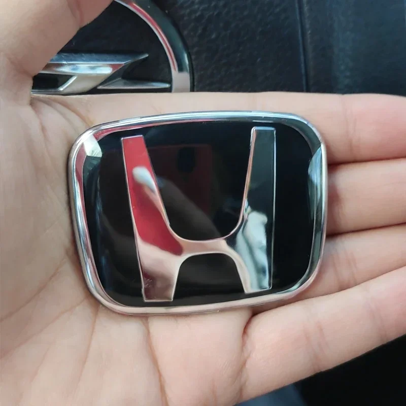 Фото Наклейка-эмблема на руль автомобиля для Honda Civic, CRV, Accord, Fit, Jazz, HRV, Vezel, City, Odyssey – Декоративный значок-стикер №5