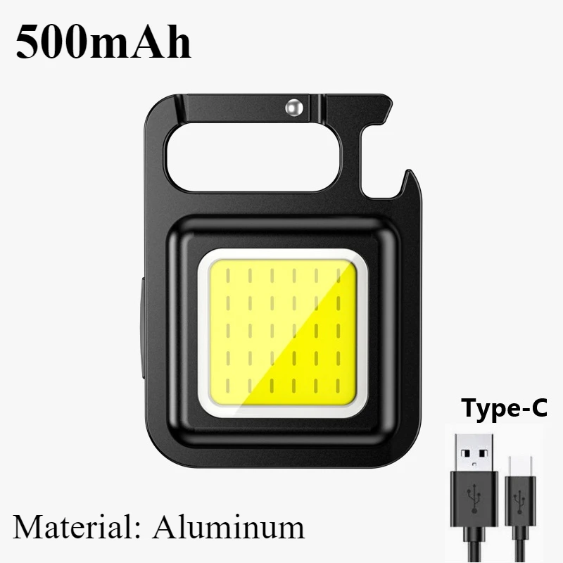 150/300/500 мАч небольшой светодиодный фонарик яркий перезаряжаемый брелок мини-фонарики 4 режима освещения уличный портативный карманный светильник