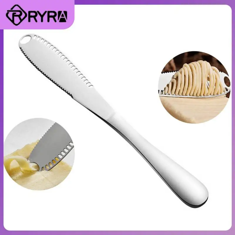 

Multifunctional Wipe Cream Bread Jam Jam Knife Portable Cheese Butter Cutter With Hole Buffet Tools Kitchen Accessories Tools