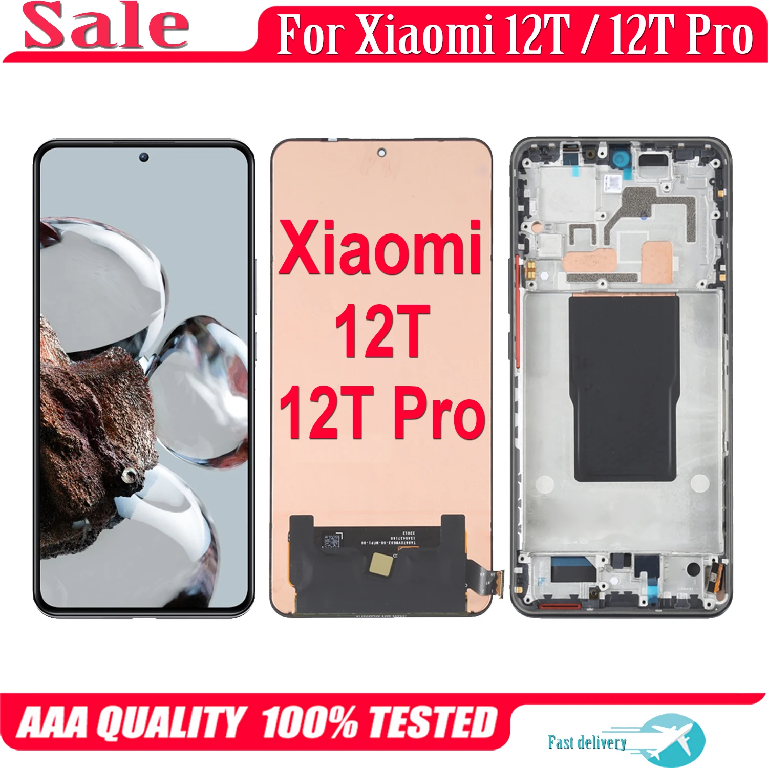 Original For Xiaomi 12T Pro 12TPro 22081212UG LCD Display Touch Screen Digitizer Assembly For Xiaomi 12T 12 T 22071212AG LCD