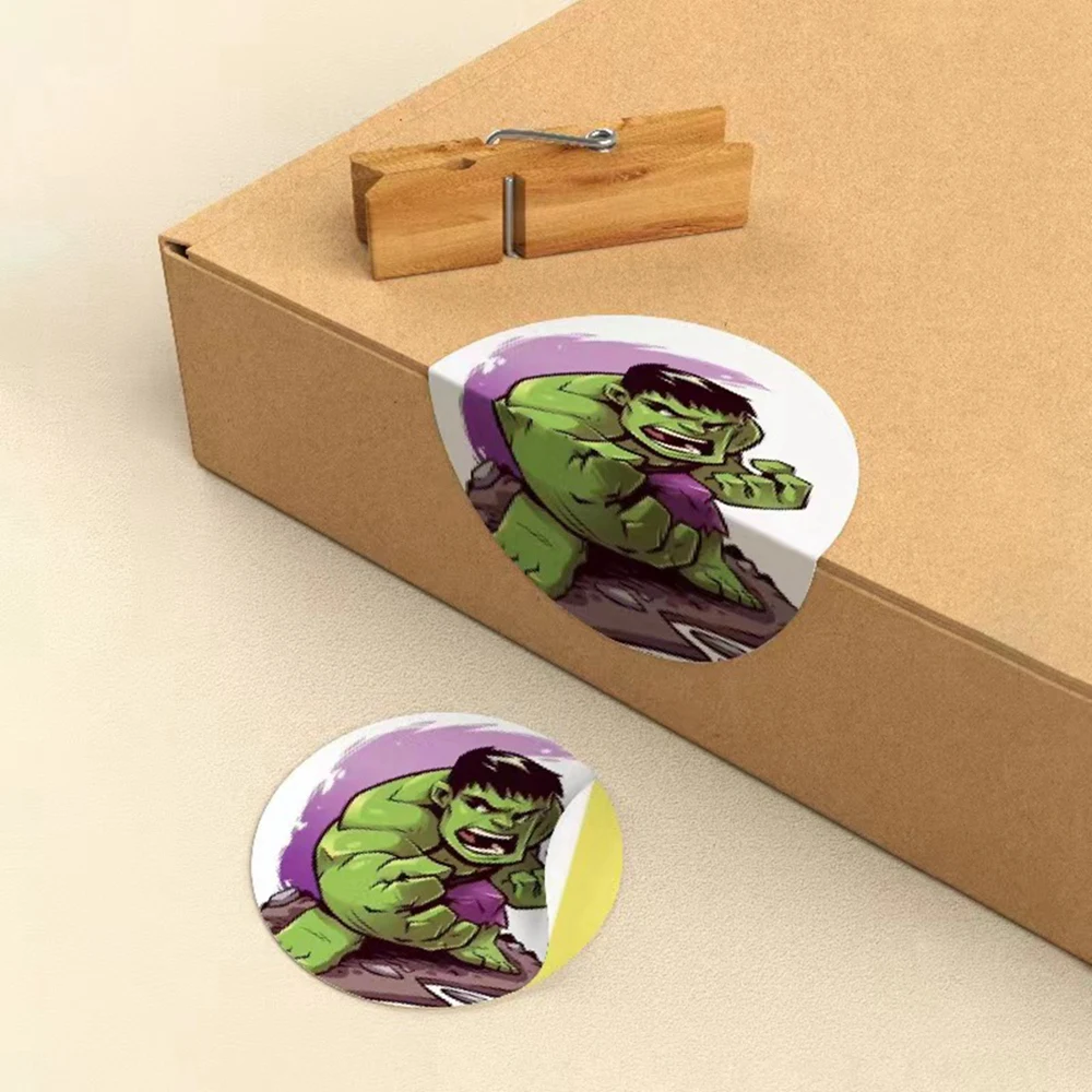 500 шт./рулон наклейки из мультфильмов