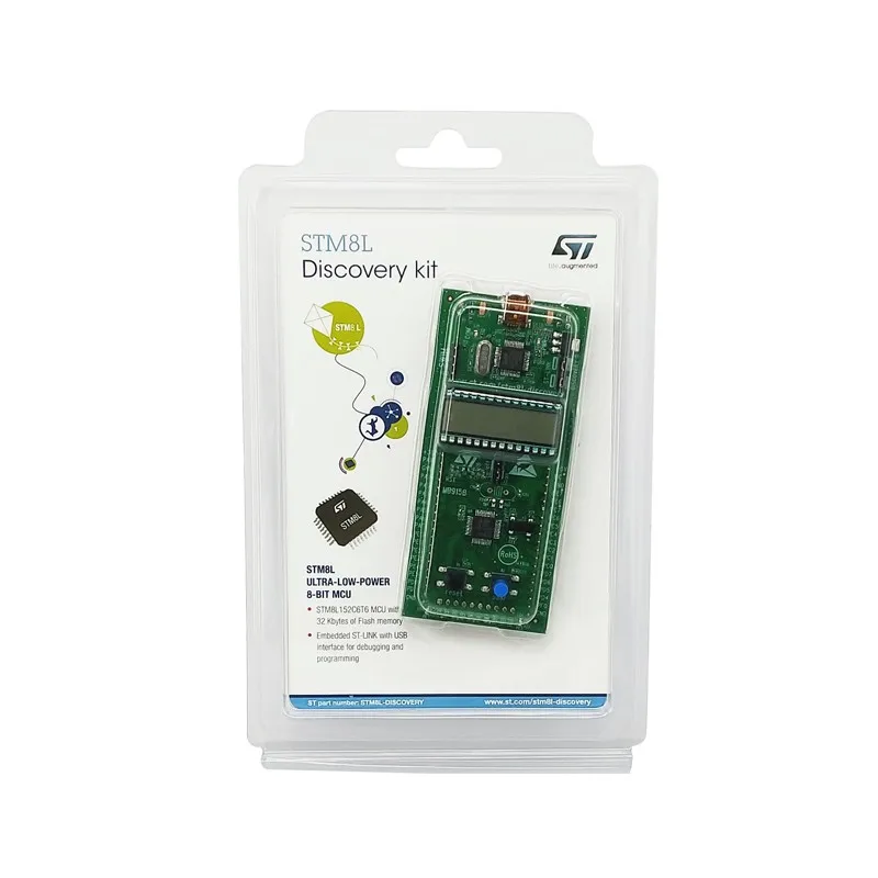 Бесплатная доставка STM8 плата STM8L-DISCOVERY STM8L152C6T6 STM8L оценочная разработки Discovery Kit