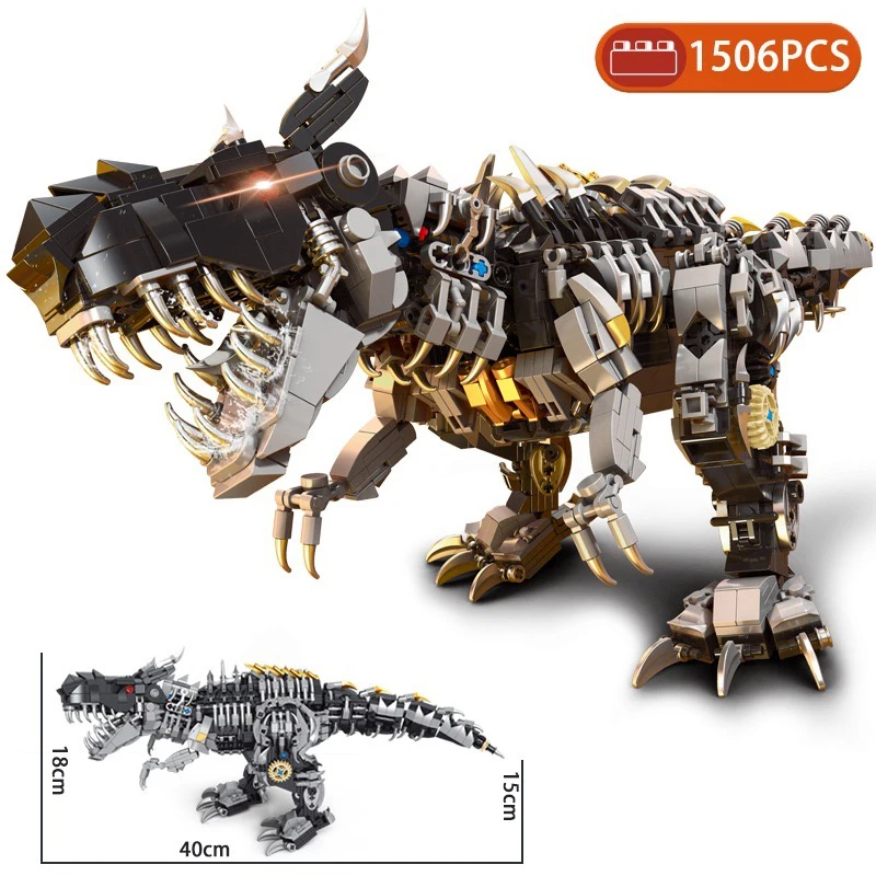 

Big Size Jurassic Dinosaur World Tyrannosaurus Model Building Bolcks Dinosaurs Park Fgures Dino Bricks Toys For Children Gift