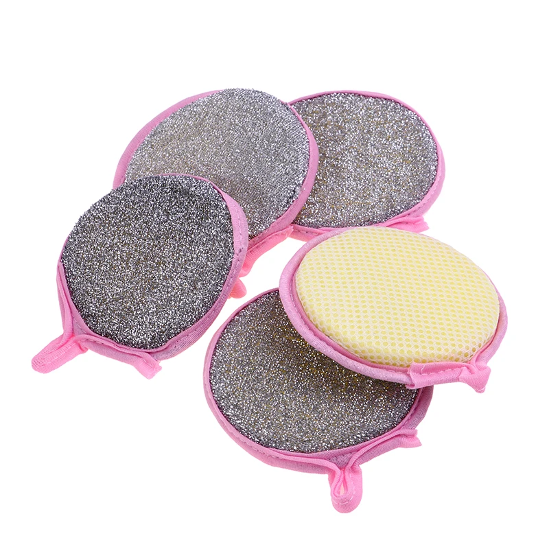 

12PCS Double Sided Kitchen Cleaning Magic Sponge Scrubber Sponges Home Dishwashing Bathroom Cleaning Accessories Scouring Pads