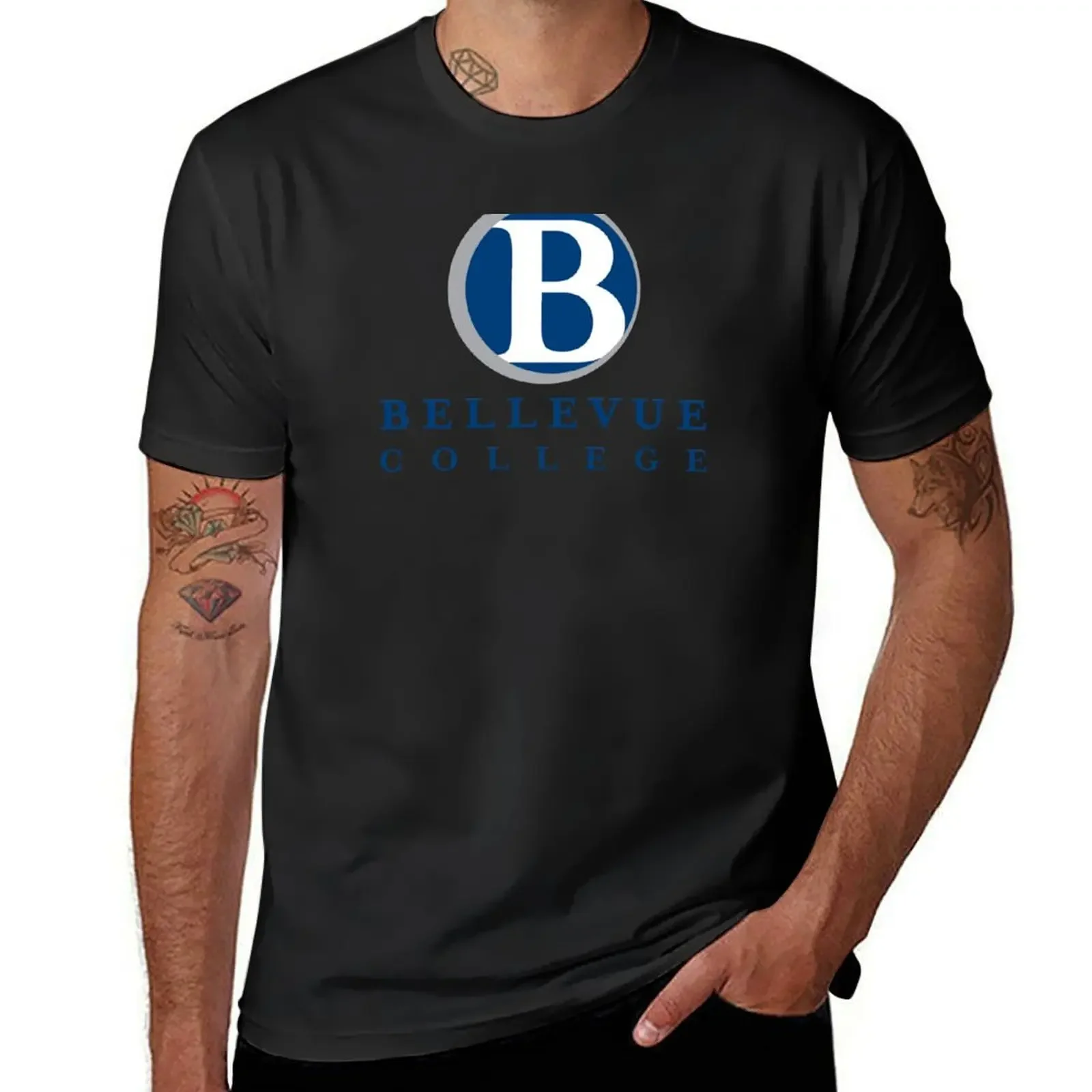 Фото Футболка Bell College Logo2, Аниме футболки, мужская одежда, одежда для мужчин №1