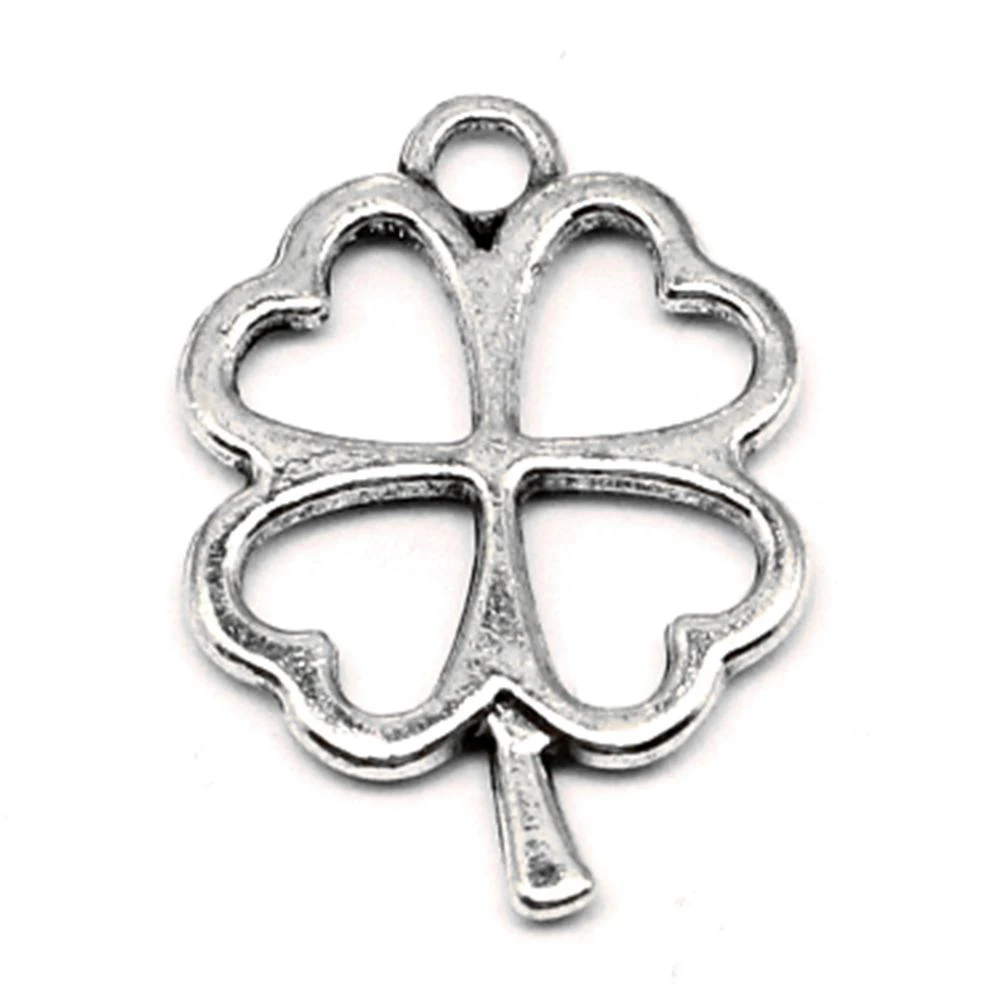 

10 pieces 17x19mm Four-leaf clover charms Jewelry making best gift