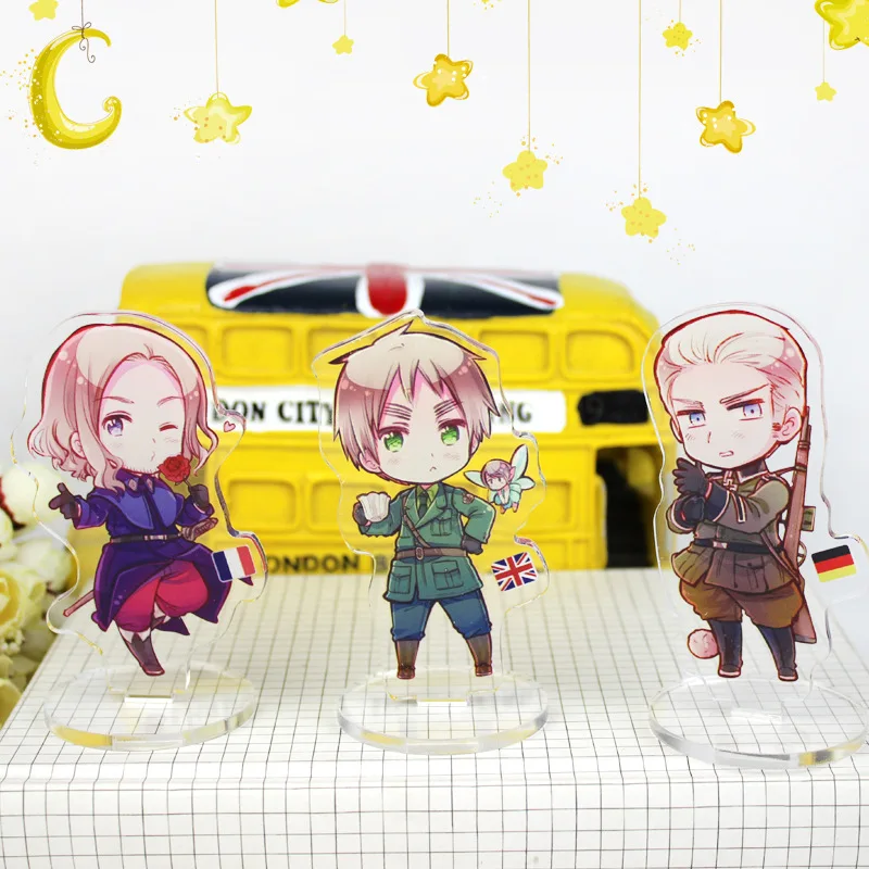 

10CM Anime Hetalia Axis Powers Action Figure Acrylic Stand Model Cute Desktop Decoration Kids Birthday Gift
