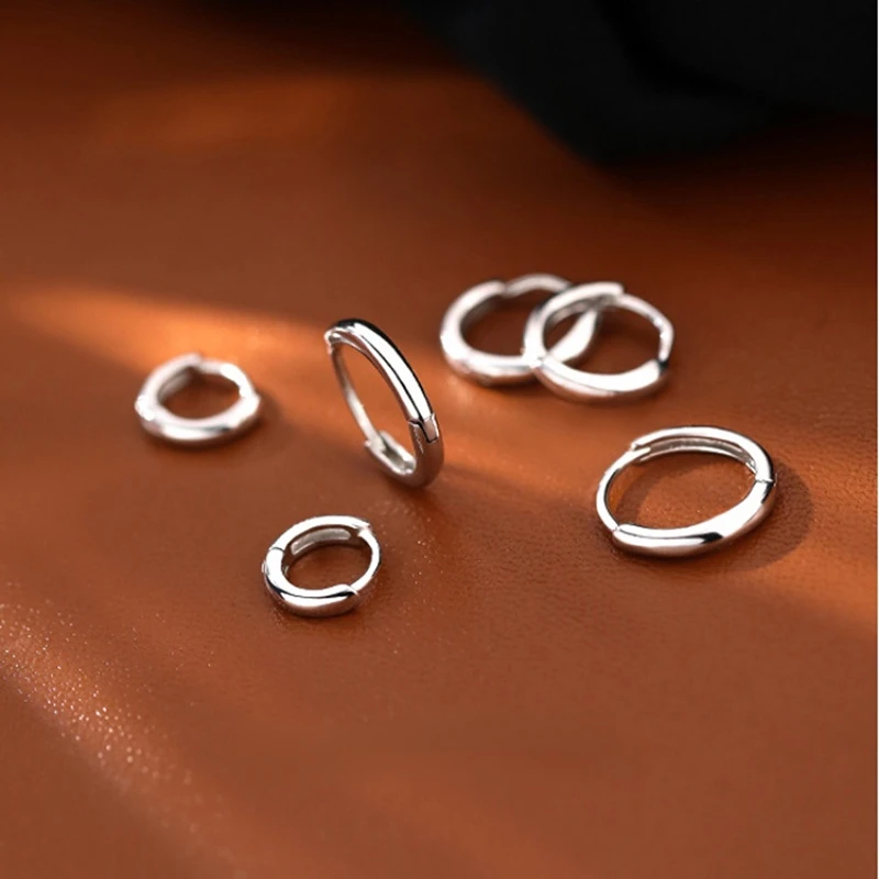 

Hot Selling 925 Sterling Silver New Fashionable Women's Round Earrings Help Improve Sleep Quality and Exquisite Style