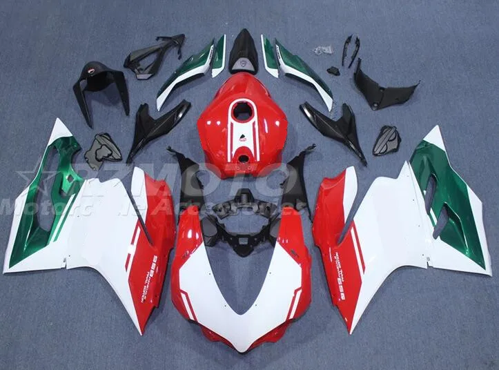 

Комплект обтекателей для мотоцикла из АБС-пластика, подходит для DUCATI 959, 1299, 2016, 2017, 2018, 16, 17, 18, комплект обтекателей красного, зеленого цветов