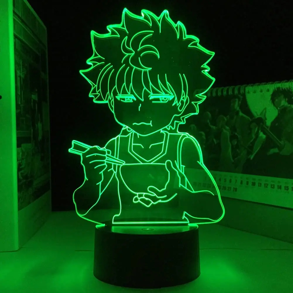 Аниме 3D лампа Killua Hunter X светильник Hxh светодиодный ночсветильник подарок