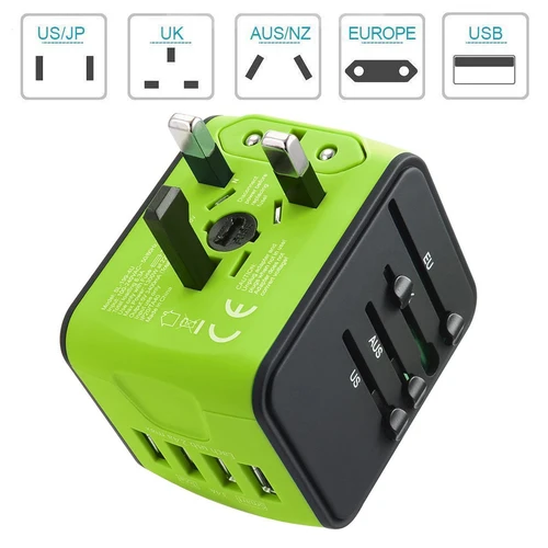 Адаптер для путешествий Международный универсальный адаптер питания все в одном