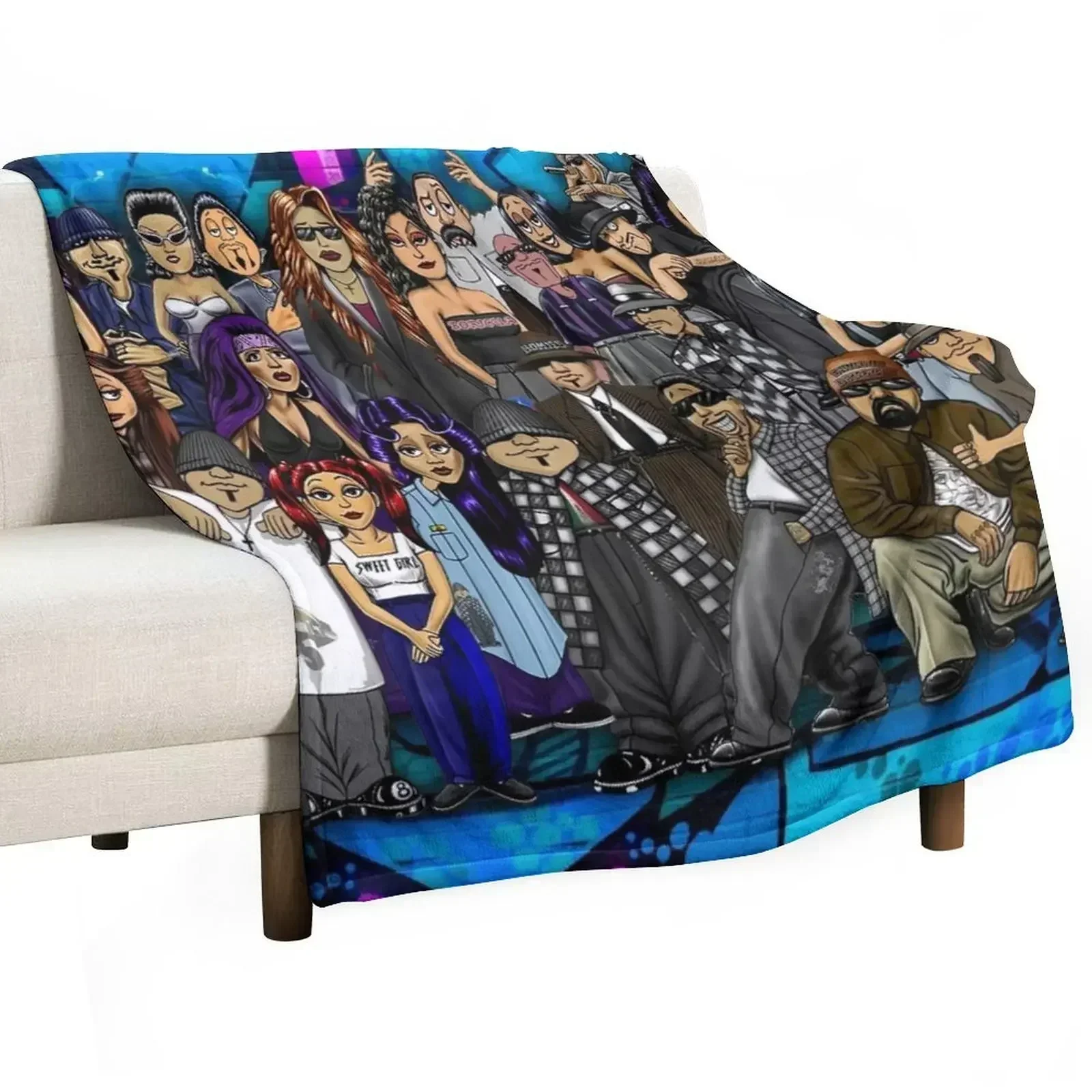 Плакаты Lil Homies одеяло гигантский диван красивые клетчатые одеяла для пикника