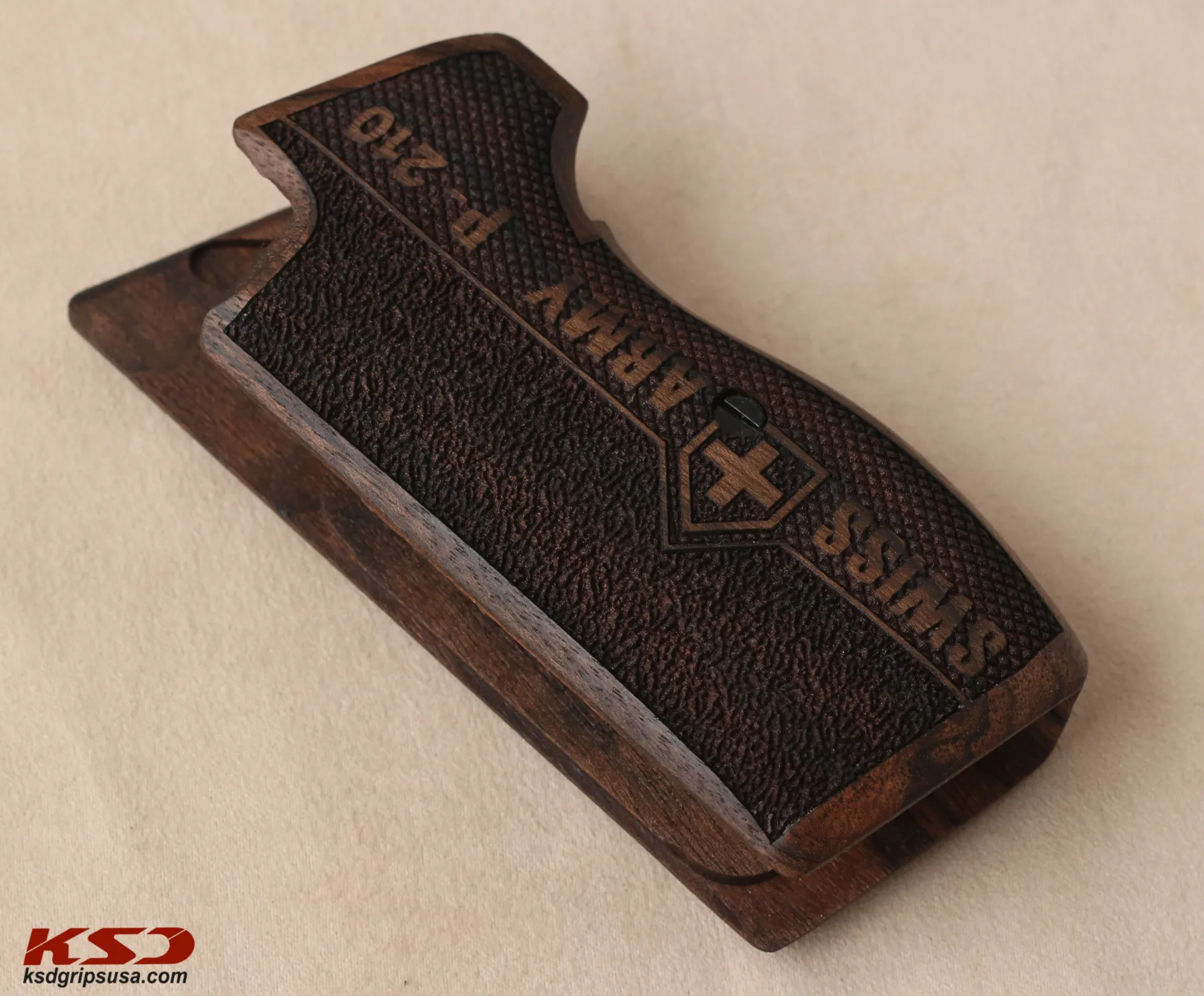 

Ksd SIG P210 / P210-1 / P210-2 / P210-4 / P210-5 / P210-6 / DK-M49 Model Compatible Rhomlas Grip without lanyard Ring