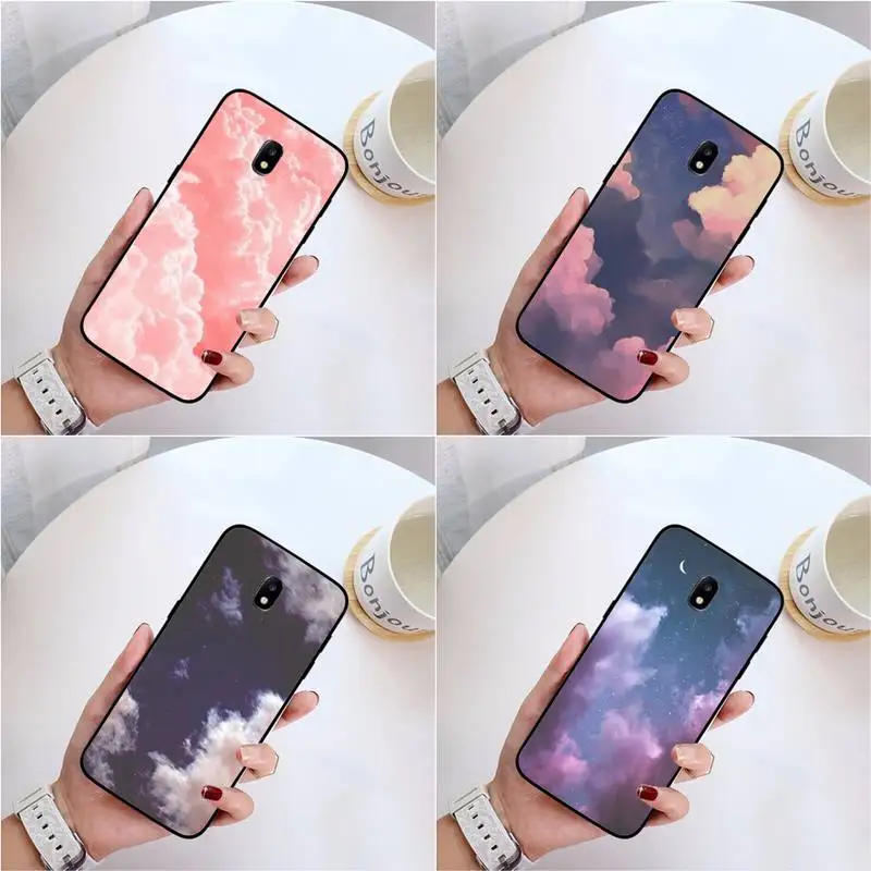 

Colourlful Cloud Phone Case For Samsung Galaxy J200 J2 Prime J2 Pro J6 2018 J250 J4 Plus J415 J5 Prime J7