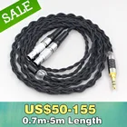 Наушники из чистого серебра 99% пробы с внутренней поверхностью, нейлоновый кабель для фокусного расстояния утопии, наушники-гарнитура LN007455