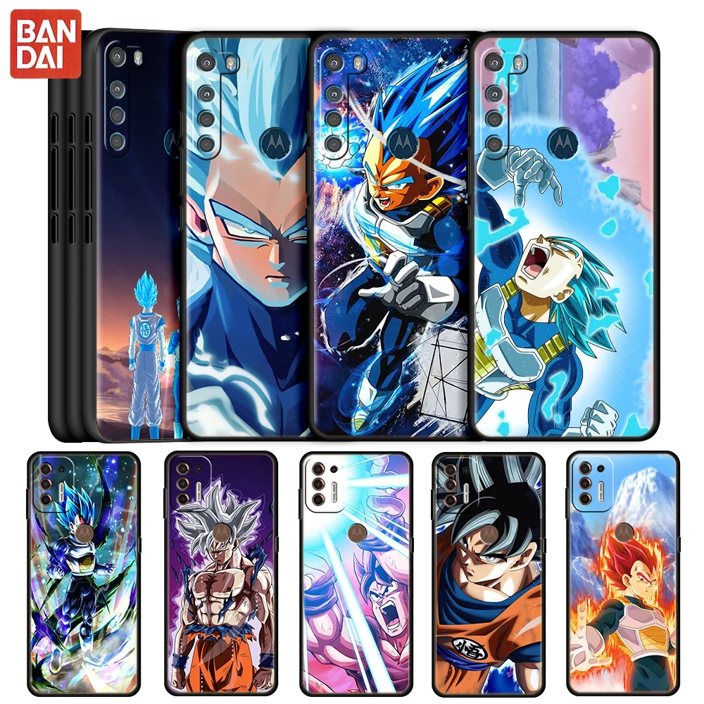 

Dragon Ball Z Vegeta Case For Motorola Moto G30 G50 G60 G8 G9 Power One Fusion Plus E6s Soft Phone Coque Fitted Matte Capa Anime