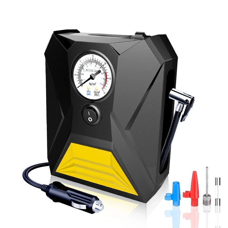 

150PSI 12V Car Inflatable Pump Portable Electric Tire Inflator Digital/Pointer Air Compressor Pump for Automobiles Accessories