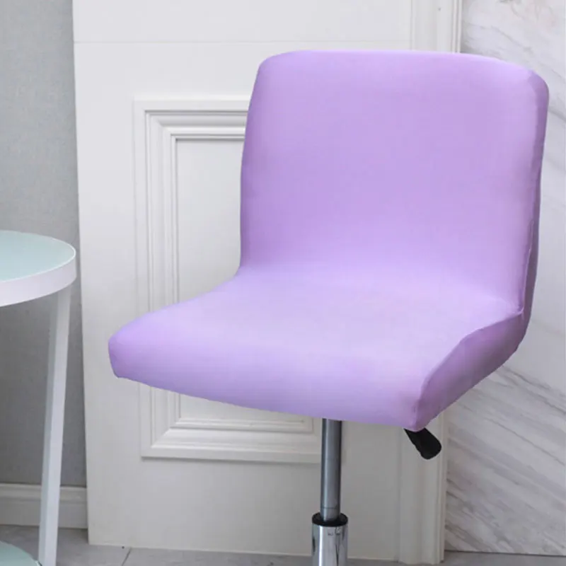Эластичный чехол из спандекса для барного стула с низкой спинкой |