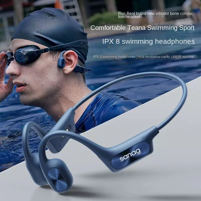 Беспроводная Bluetooth-гарнитура Sanag B51s для бега и занятий спортом