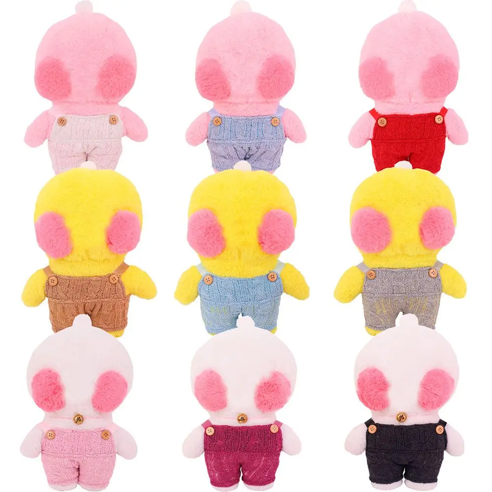 

Мягкие плюшевые игрушки Lalafanfan утки подарок на день рождения Одежда вязаные шерстяные подтяжки комбинезоны для Кул