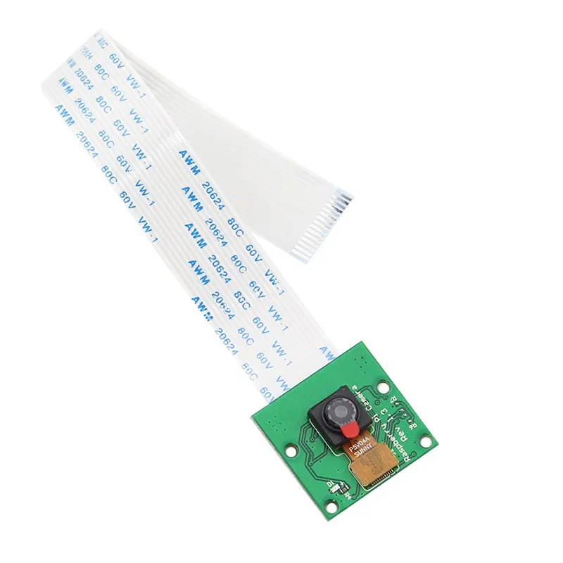 Фото Модуль камеры Raspberry Pi 4 Model B с кабелем 30 см, веб-камера, видеокамера 1080p, мини-камера для Raspberry Pi 4 Model B 3B + 3B №4