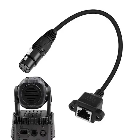 30 см Ca-non XLR 3-жильный разъем «мама/папа» к RJ45 «мама» с ушками аудиокабель для DMX-CON специальный аудиокабель XLR3 к RJ45