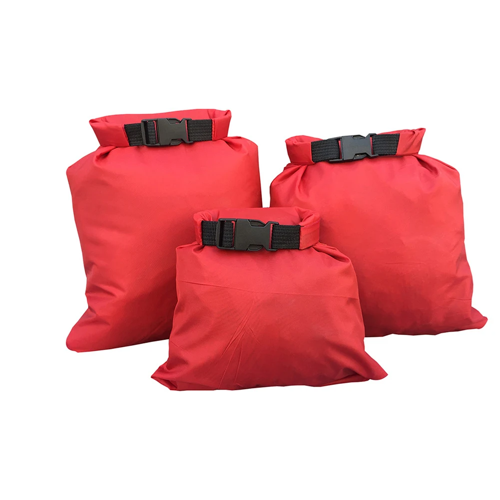

Universal Dry Bag Storage Sack 80g/Set Kayak Outdoor 3 Pcs Portable Rafting Canoeing Boating Sack Bag Silk Fabric