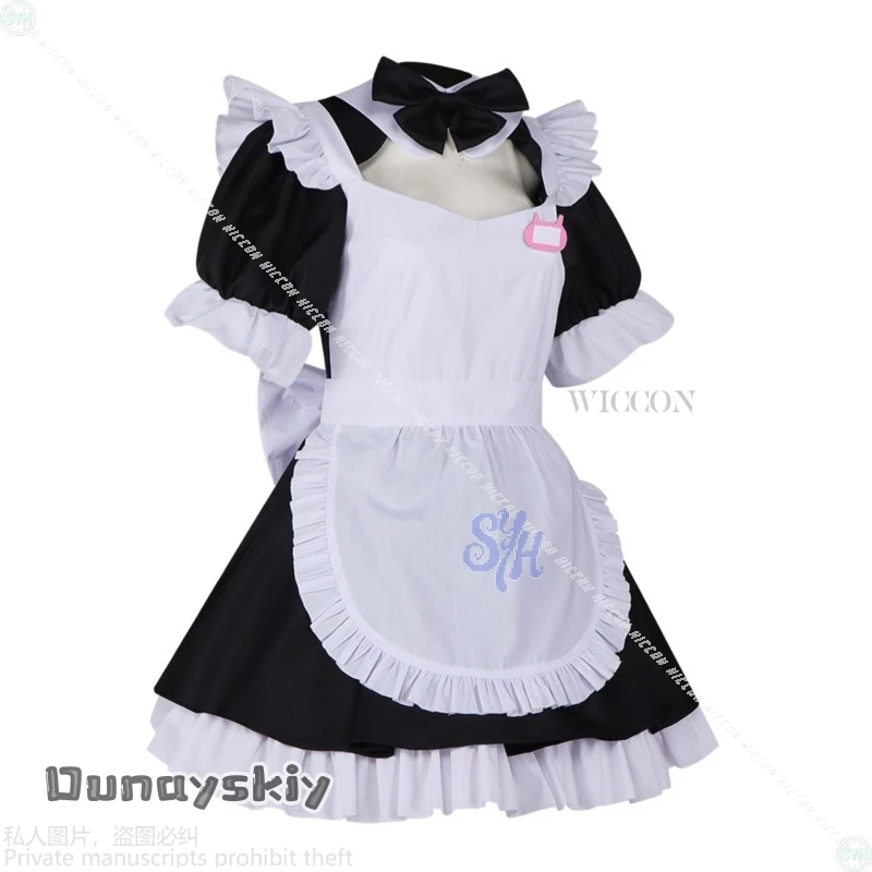 Фото Аниме игровой проект Sekai косплей Mikuuu костюм с кроличьим отверстием Kawaii Jirai Kei японское платье горничной для девочек прекрасная маскировка Лолиты №3