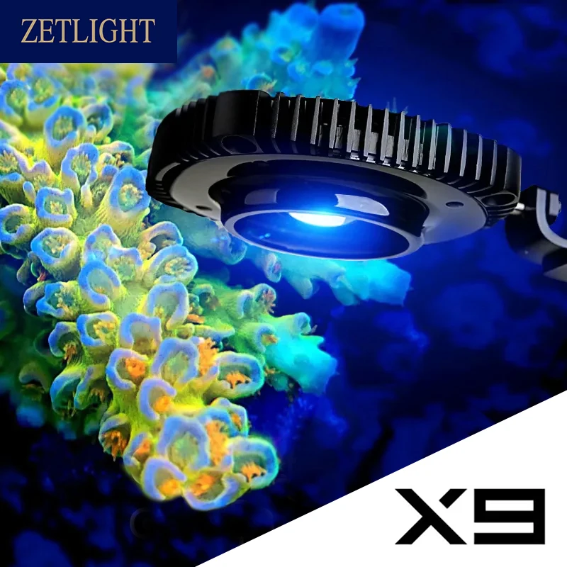 ZETLIGHT X9 66 Вт/96 Вт Bluetooth и Wi-Fi RGB Регулируемые цветовые каналы Морской аквариум