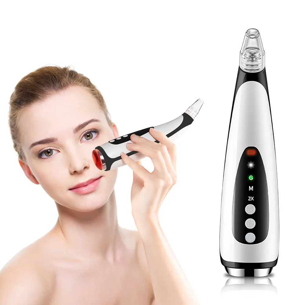 

Blackhead Remover Suction Facial Vacuum Pore Cleaner Face Deep Cleansing Acne Pimple Sucker Extractor Skin Care Beauty Machine
