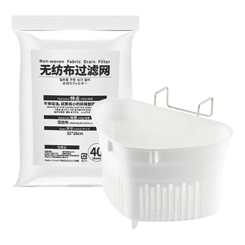 

Sink Filter Mesh Kitchen Trash Bag Drain Basket Prevent Sink From Clogging For Bathroom Strainer Rubbish Bag Sink Accessories