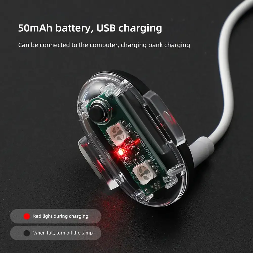 Мини-велосипедный USB перезаряжаемый задний фонарь вспышка для мотоцикла