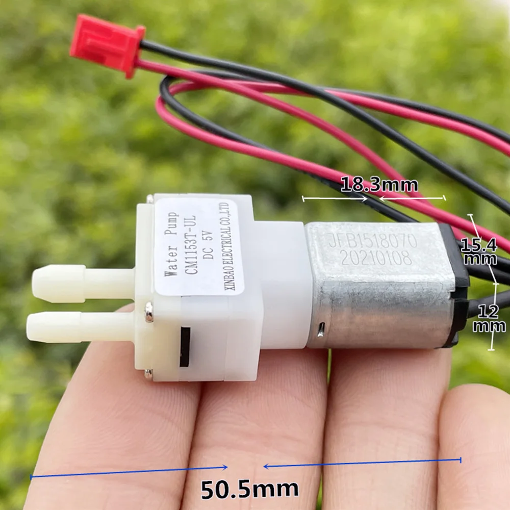 

Mini Water Pump Air Pump 030 Motor DC 3V 3.7V 5V Tiny Negative Pressure Diaphragm Double Hole Vacuum Pump Fish Tank Air Pump