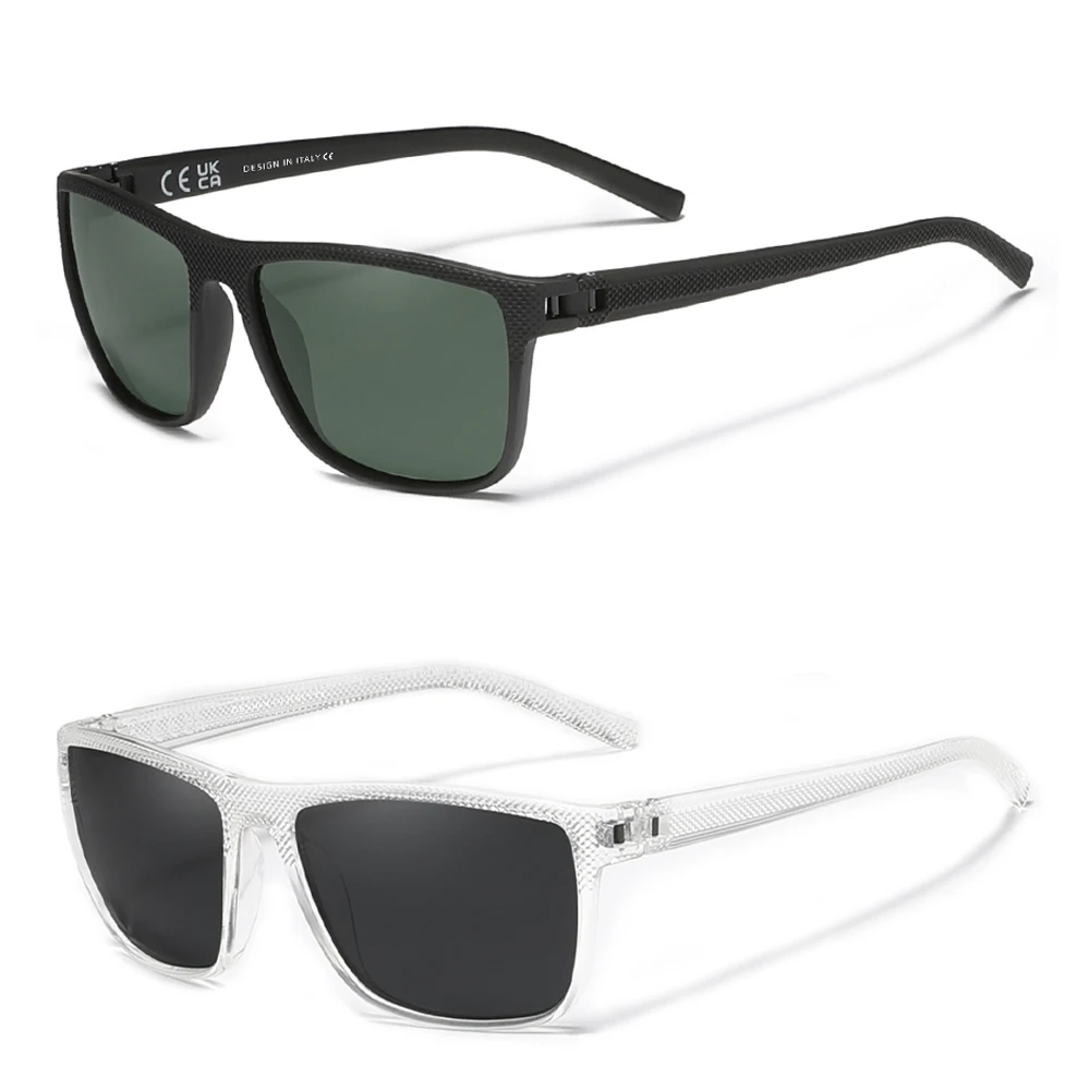 Комплект Из 2 Поляризованных Солнцезащитных Очков Для Мужчин И Женщин