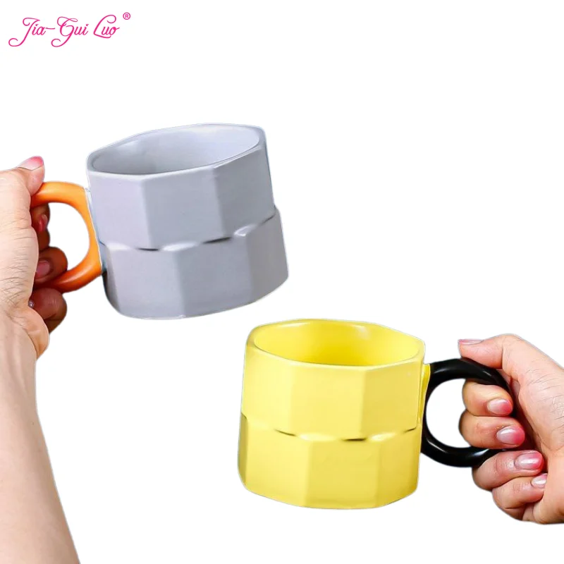 

JIA GUI LUO Ceramic 360ml Coffe Cup Coffee Cups Mugs Teacups Breakfast Cup G028